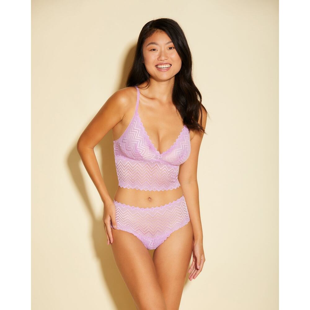 Cosabella Ashanti Curvy Cropped Lace Cami Neela Flower Pink Size XL NWT - Picture 2 of 4